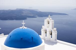 Firostefani famous church